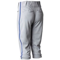 NIKE Youth Vapor Select 2 Piped Knicker Baseball Pants, Grey/Royal