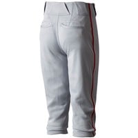 NIKE Youth Vapor Select 2 Piped Knicker Baseball Pants, Grey/Red