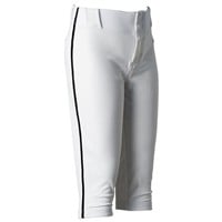 NIKE Youth Vapor Select 2 Piped Knicker Baseball Pants, White/Black
