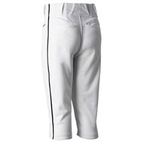 NIKE Youth Vapor Select 2 Piped Knicker Baseball Pants, White/Black