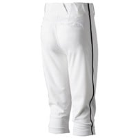 NIKE Youth Vapor Select 2 Piped Knicker Baseball Pants, White/Black