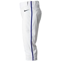 NIKE Youth Vapor Select 2 Piped Knicker Baseball Pants, White/Navy