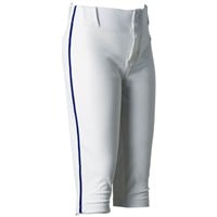 NIKE Youth Vapor Select 2 Piped Knicker Baseball Pants, White/Navy