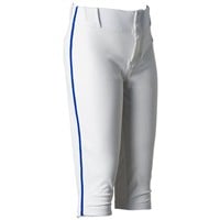 NIKE Youth Vapor Select 2 Piped Knicker Baseball Pants, White/Royal