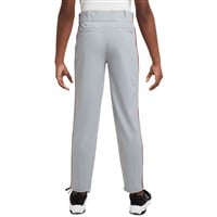 NIKE Youth Vapor Select 2 Piped Baseball Pants, Grey/Red