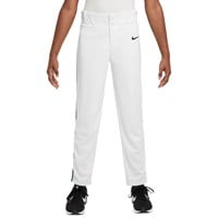 NIKE Youth Vapor Select 2 Piped Baseball Pants, White/Green