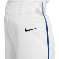 NIKE Youth Vapor Select 2 Piped Baseball Pants, White/Royal