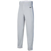NIKE Youth Vapor Select 2 Piped Baseball Pants, Grey/Royal