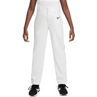 NIKE Youth Vapor Select 2 Piped Baseball Pants, White/Black