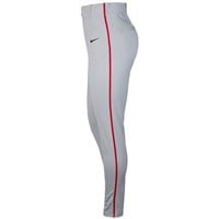 NIKE Men's Vapor Select 2 Piped Baseball Pants, Grey/Red