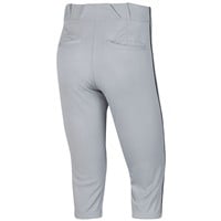 NIKE Men's Vapor Select 2 Knicker Piped Baseball Pants, Grey/Black