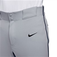 NIKE Men's Vapor Select 2 Knicker Piped Baseball Pants, Grey/Navy