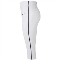 NIKE Men's Vapor Select 2 Knicker Piped Baseball Pants, White/Navy