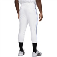 NIKE Men's Vapor Select 2 Knicker Piped Baseball Pants, White/Royal