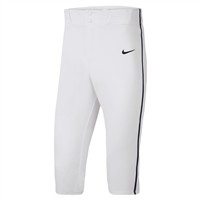 NIKE Men's Vapor Select 2 Knicker Piped Baseball Pants, White/Navy