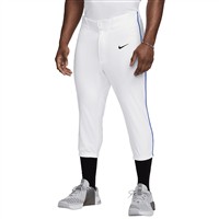 NIKE Men's Vapor Select 2 Knicker Piped Baseball Pants, White/Royal