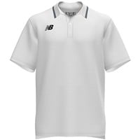 New Balance Men's Team Rally 2.0 Baseball Polo, White