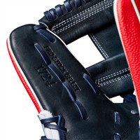 Wilson A2K 1724SS Superskin 11.75in Baseball Glove (WBW1026171175), Red/Navy