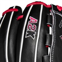 Wilson A2K B23 12in Baseball Glove, Black/Pink