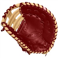Wilson A2K 1679 12.5in 1st Base Baseball Glove, Red/Yellow