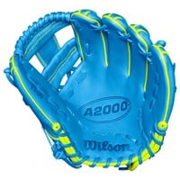 Wilson A2000 1786 11.5in Baseball Glove, Blue/Yellow