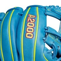 Wilson A2000 1786 11.5in Baseball Glove, Blue/Yellow