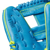 Wilson A2000 1786 11.5in Baseball Glove, Blue/Yellow