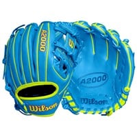Wilson A2000 1786 11.5in Baseball Glove, Blue/Yellow