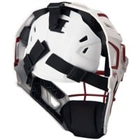 Rawlings Exclusive Adult Velo 2.0 Splatter Catcher's Set, White/Scarlet