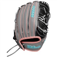 Wilson A2000 MA14SS Superskin 12.25in Fastpitch Glove, Black/Grey