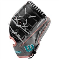 Wilson A2000 MA14SS Superskin 12.25in Fastpitch Glove, Black/Grey
