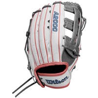 Wilson A2000 FP50SS Superskin 12.25in Fastpitch Glove, Grey/White