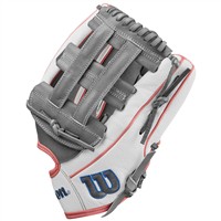 Wilson A2000 FP50SS Superskin 12.25in Fastpitch Glove, Grey/White
