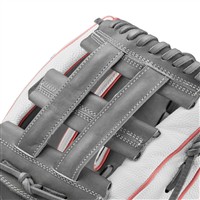 Wilson A2000 FP50SS Superskin 12.25in Fastpitch Glove, Grey/White