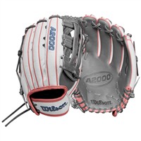 Wilson A2000 FP50SS Superskin 12.25in Fastpitch Glove, Grey/White