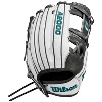 Wilson A2000 H75SS Superskin 11.75in Fastpitch Glove, Charcoal/White