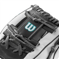 Wilson A2000 H75SS Superskin 11.75in Fastpitch Glove, Charcoal/White