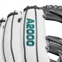 Wilson A2000 H75SS Superskin 11.75in Fastpitch Glove, Charcoal/White