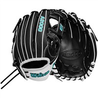 Wilson A2000 H12SS Superskin 12in Fastpitch Glove, Black/White