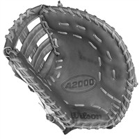 Wilson A2000 1620FPSS Superskin 12.5in 1st Base Fastpitch Glove, Grey/White