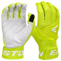 Easton Adult Limited Edition Walkoff Ethos Energy Drink Batting Gloves, White/Yellow