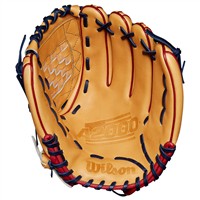 Wilson A2000 ASOFP Rachel Garcia GM 12in Fastpitch Glove, Tan/Red