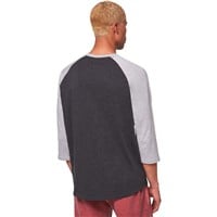 Oakley Men's Relax Raglan 3/4 Sleeve Baseball T-Shirt, Black/Grey