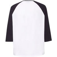 Oakley Men's Relax Raglan 3/4 Sleeve Baseball T-Shirt, White/Black