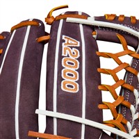 Wilson A2000 AA4 Aliyah Andrews GM 12.5in Fastpitch Glove, Purple/White