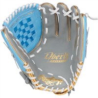 Rawlings Liberty Advanced Colorsync 4.0 12in Fastpitch Glove, Grey/Blue