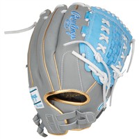 Rawlings Liberty Advanced Colorsync 4.0 12.5in Fastpitch Glove, Grey/Blue