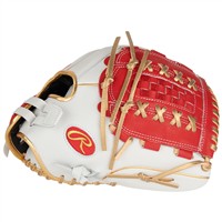 Rawlings Liberty Advanced Colorsync 4.0 12.5in Fastpitch Glove, White/Scarlet