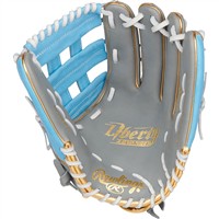 Rawlings Liberty Advanced Colorsync 4.0 12.75in Fastpitch Glove, Grey/Blue