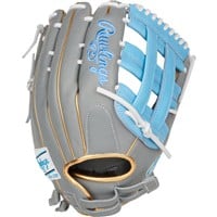 Rawlings Liberty Advanced Colorsync 4.0 12.75in Fastpitch Glove, Grey/Blue